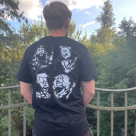 Shirt "Characters" (Schwarz)